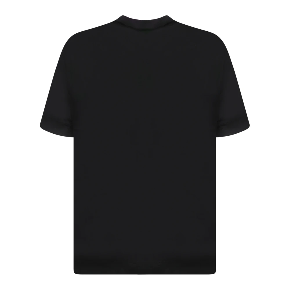Emporio Armani Wit Logo Korte Mouw T-Shirt Black Heren