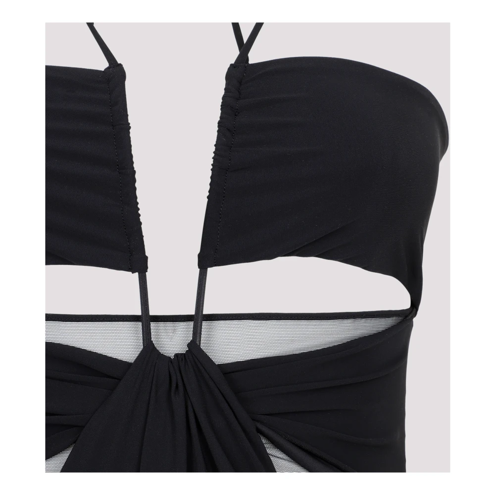 Nensi Dojaka Zwarte badpak Aw23 Black Dames