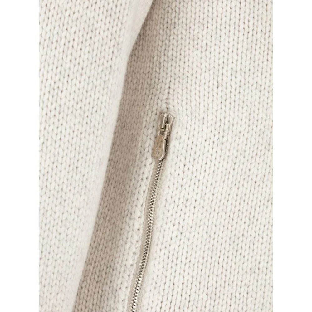 BRUNELLO CUCINELLI Lichte Beige Dons Pufferjas White Heren