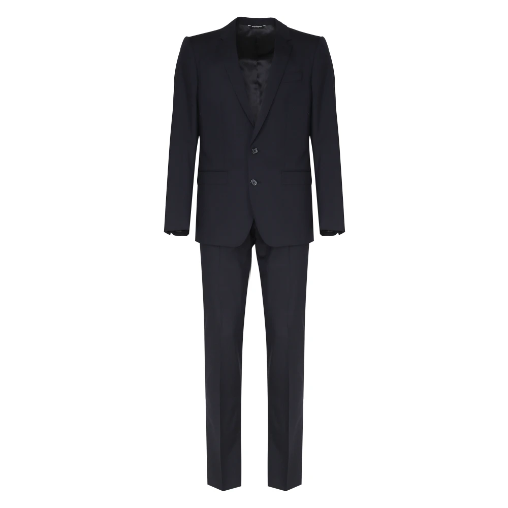 Dolce & Gabbana Blå Klänningar 2ButtonsSuit Blue, Herr