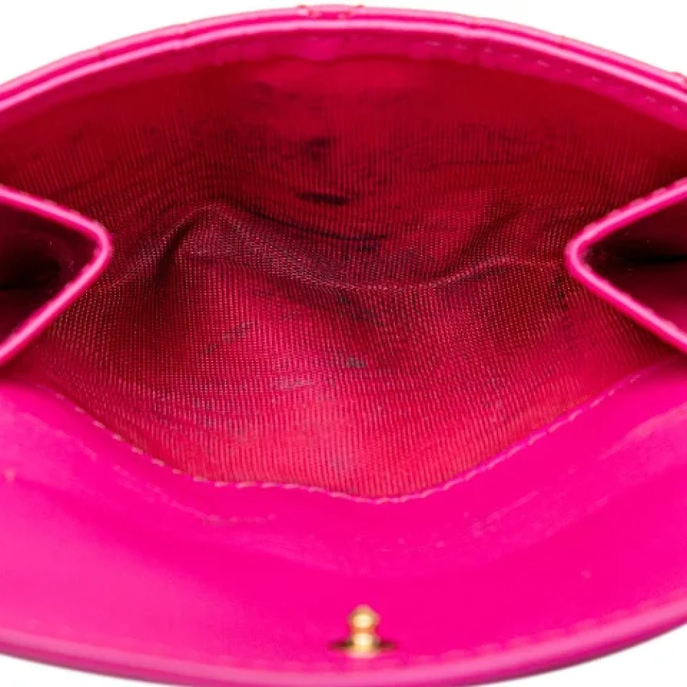 Dior Vintage Pre-owned Leather wallets Pink Dames