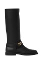 bottes-pour-enfants-en-cuir-noir-avec-boucle