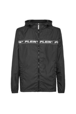 black-nylon-windbreaker-hooded-jacket