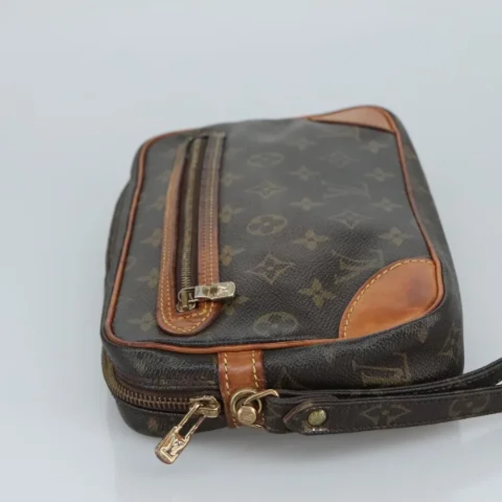 Louis Vuitton Vintage Pre-owned Canvas clutches Brown Dames