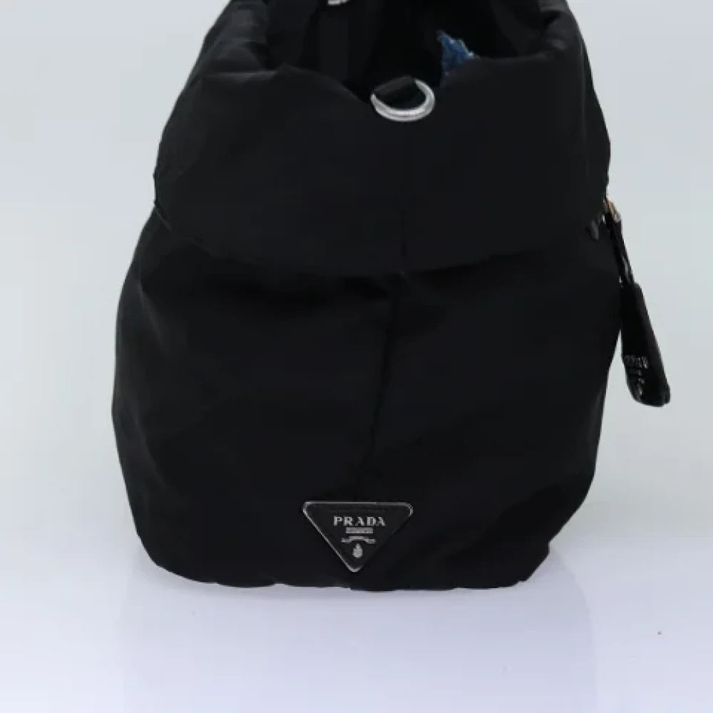 Prada Vintage Pre-owned Nylon prada-bags Black Dames
