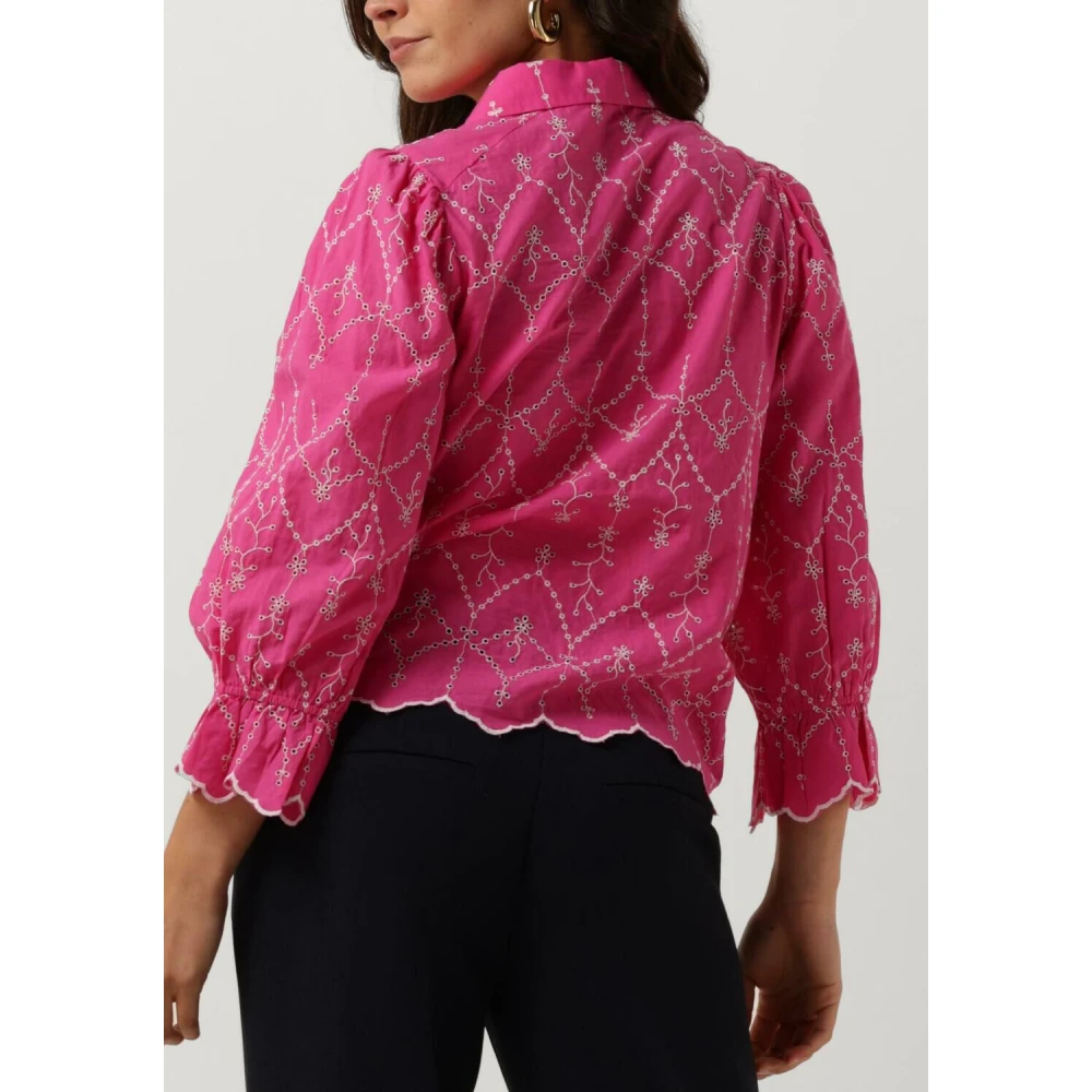 Y.A.S Roze Blouse Yasmalura 3 4 Shirt Pink Dames
