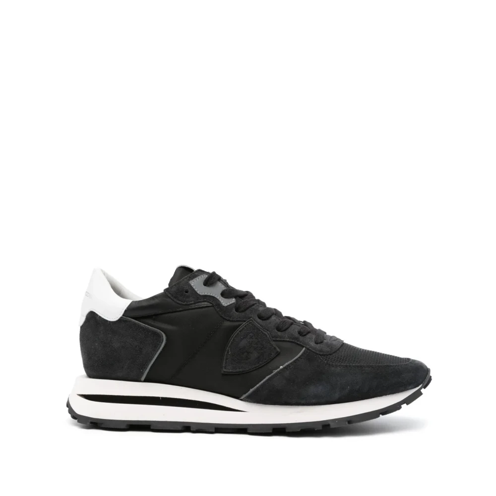 Philippe Model Lage Top Zwarte Sneakers Mondial Black Heren