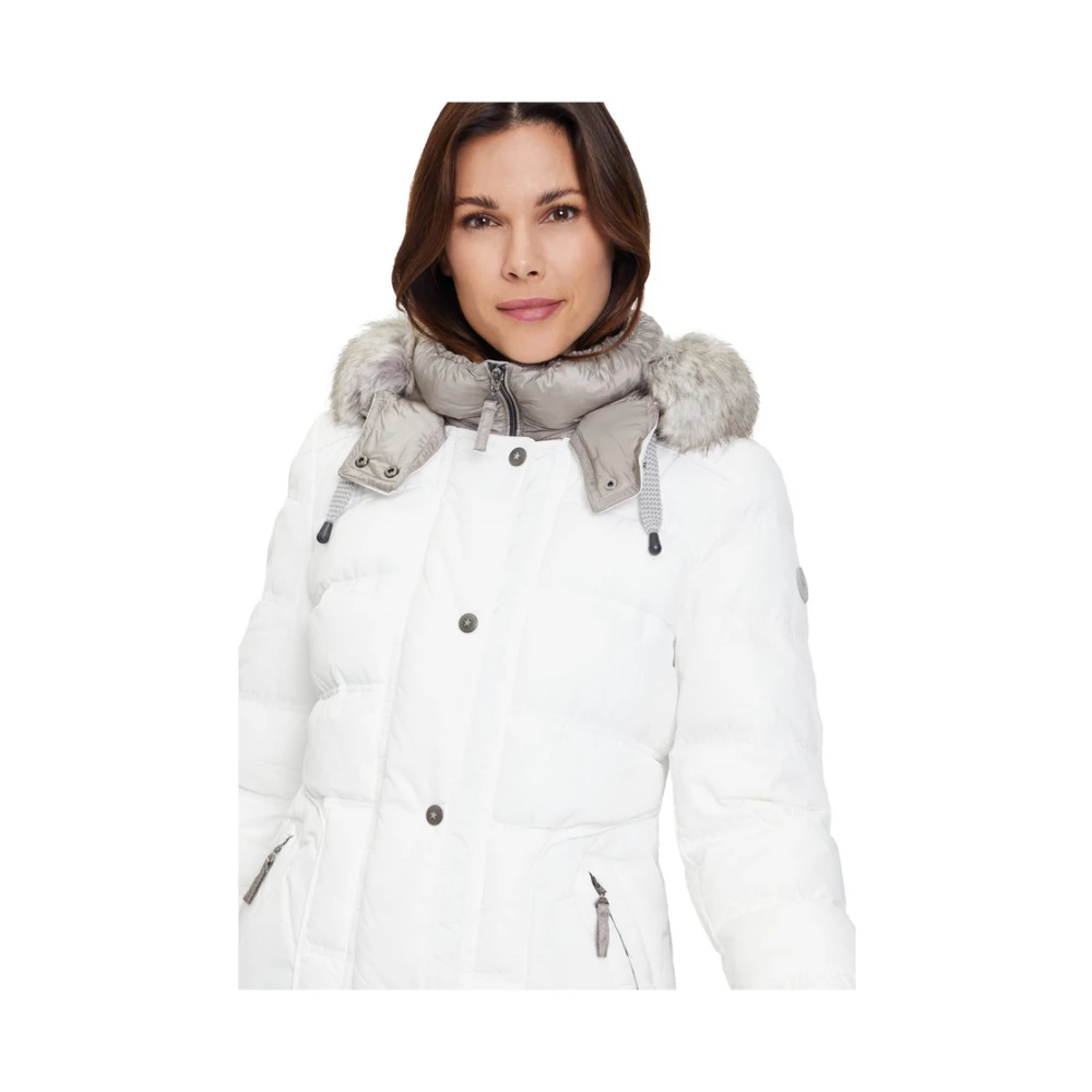 Gil Bret Winterjas met Watte Vulling White Dames