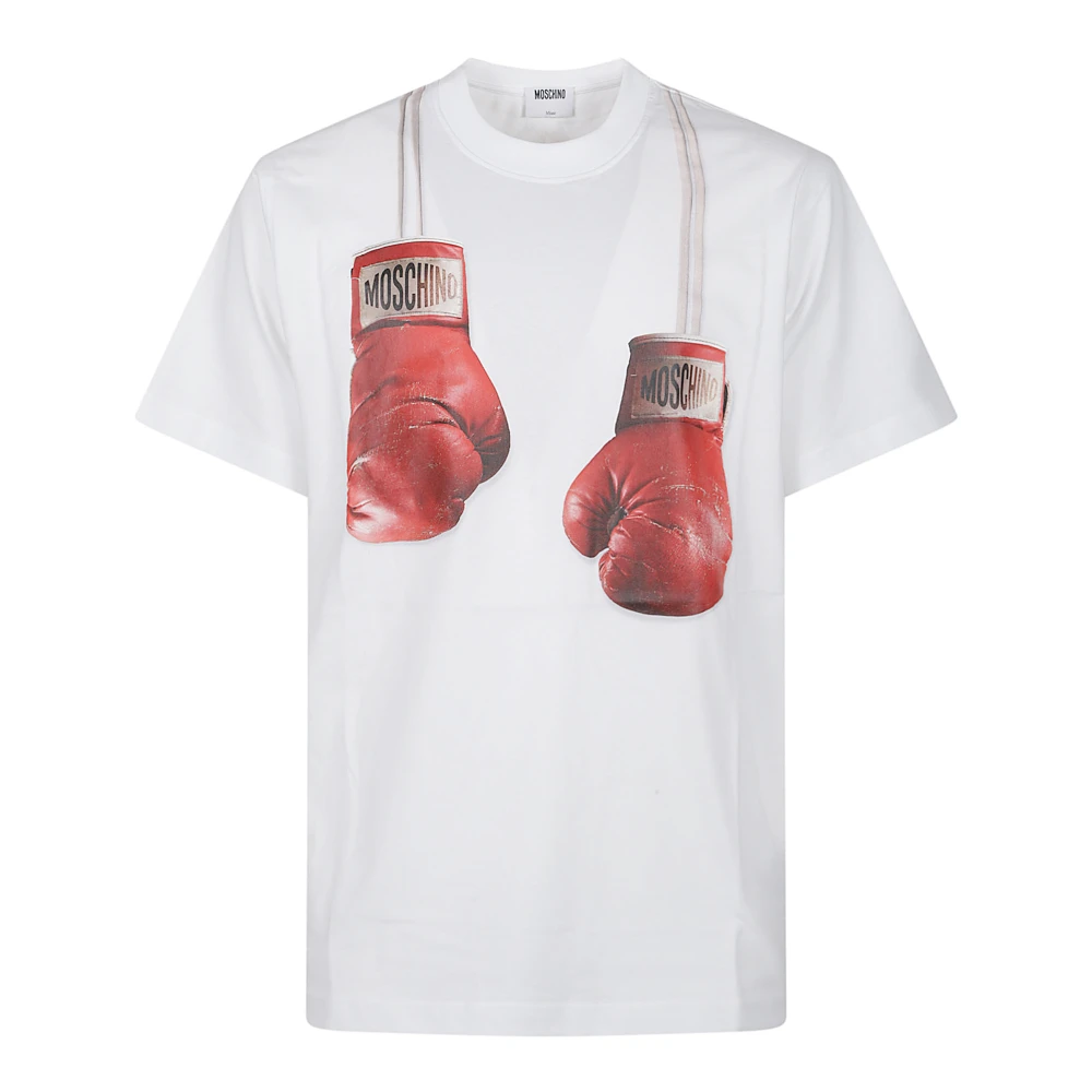 Moschino Uomo Bianco Top, M, New,