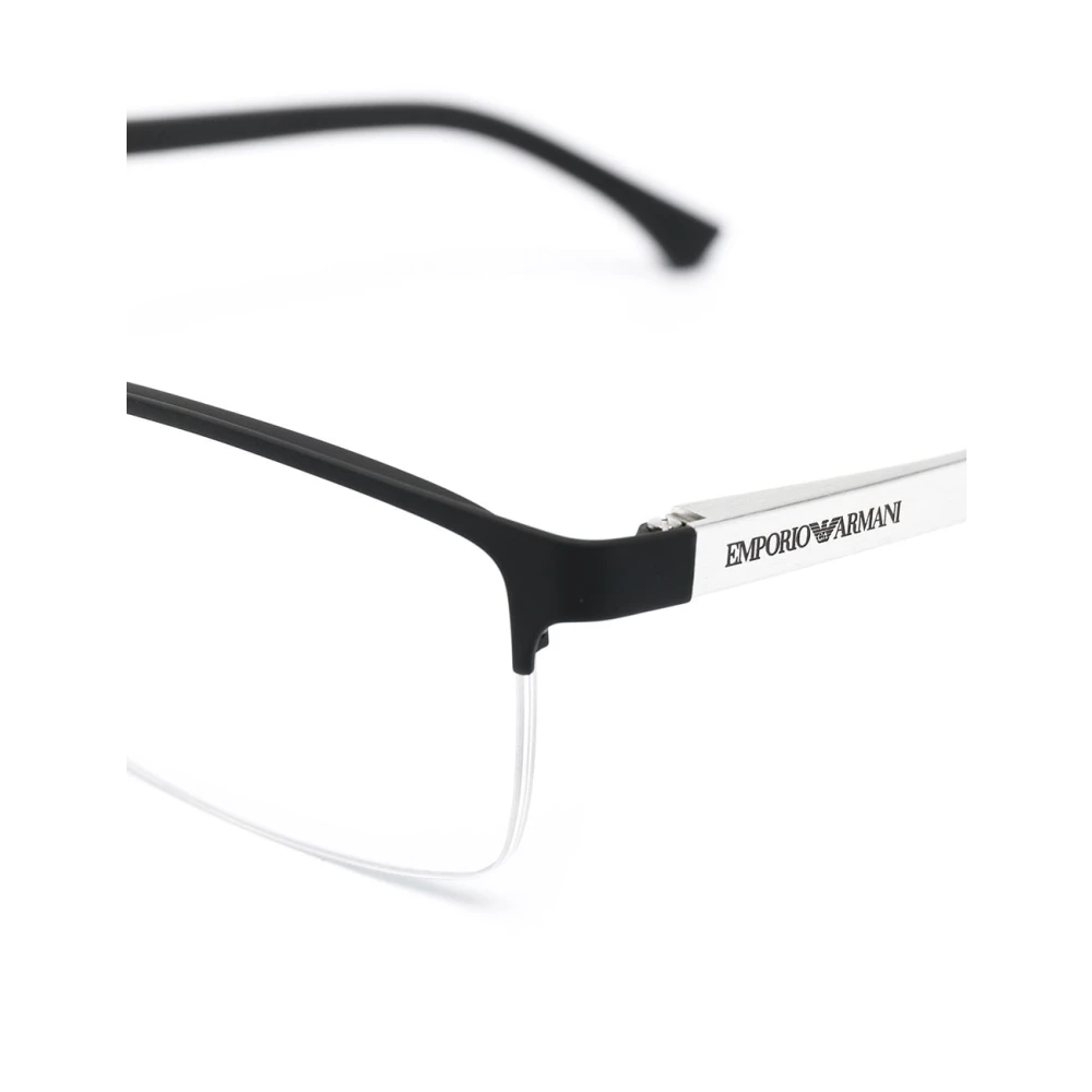 Emporio Armani Zwarte optische bril veelzijdig en stijlvol Black Heren