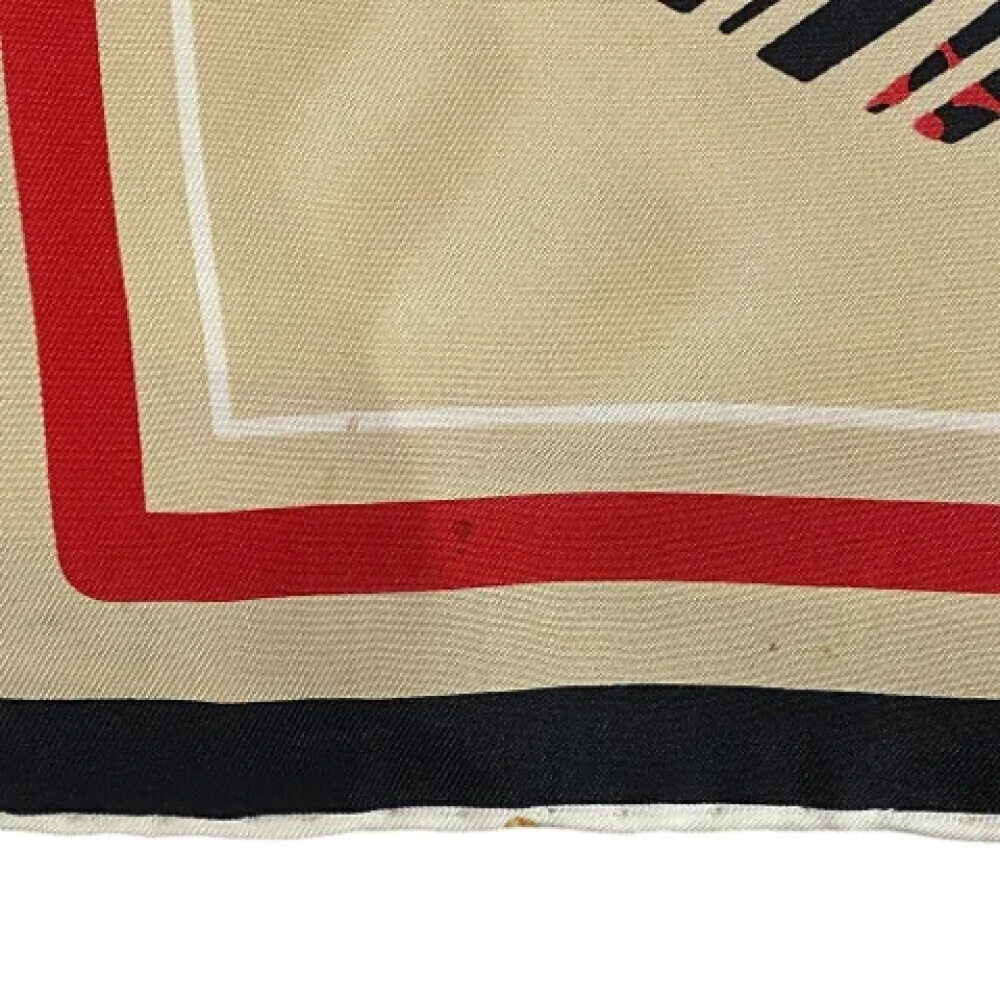 Louis Vuitton Vintage Pre-owned Fabric scarves Beige Dames