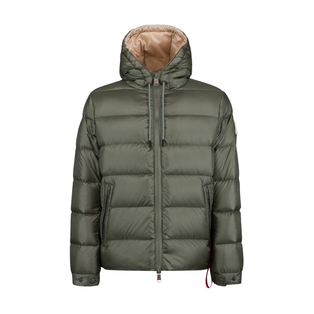 Afterlabel Verbier Glanzende Nylon Pufferjas Green Heren