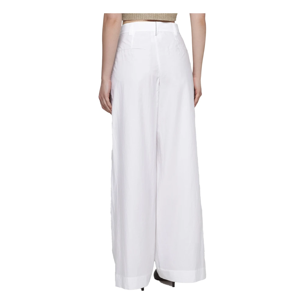 BRUNELLO CUCINELLI Natuurlijke Broek White Dames