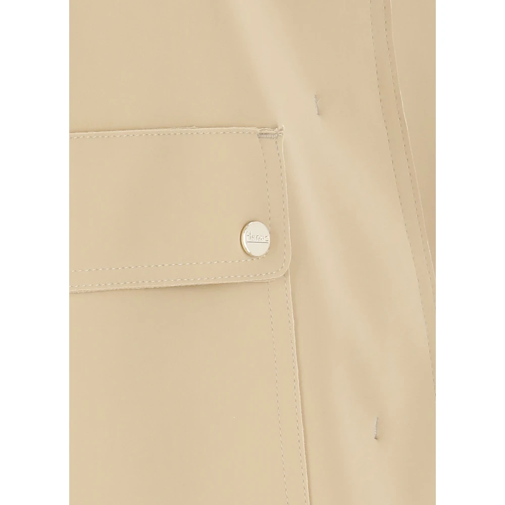 Herno Peak Lapel Jas Brown Dames