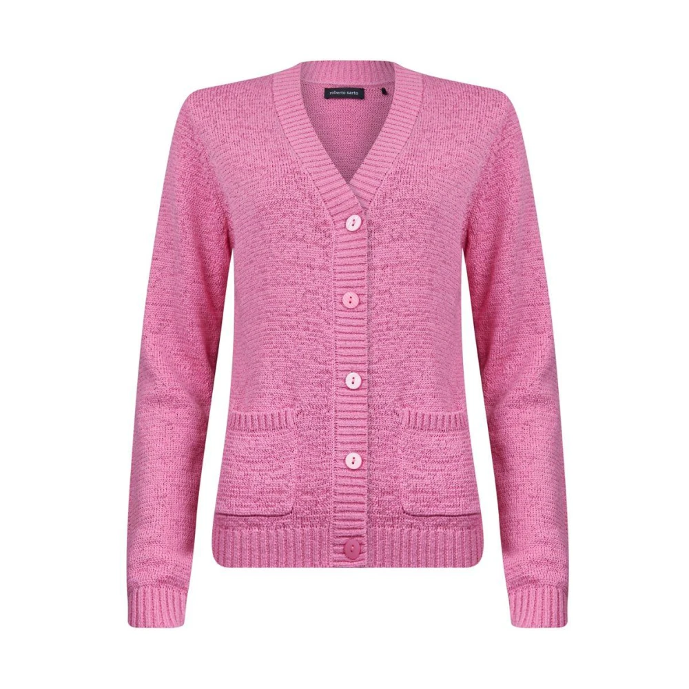 Roberto sarto Rosebloom Vest Langemouw Pink Dames