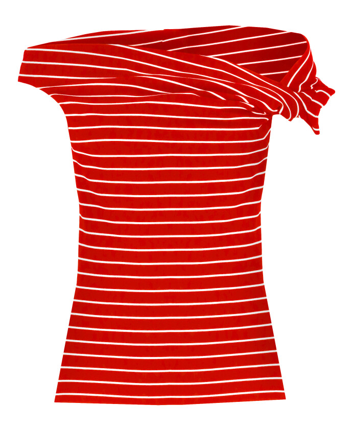 red-striped-viscose-blouse-for-women