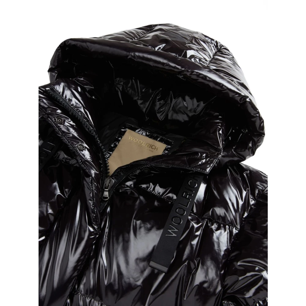 Woolrich Zwarte Parka voor Vrouwen Aw24 Black Dames