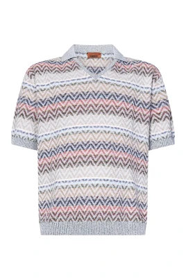 Beige Randig Pikétröja Casual Stil