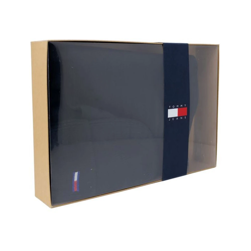 Tommy Jeans Zwarte Biologische Katoenen Dames Sjaal Black Dames