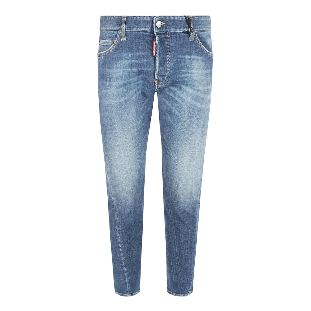 Dsquared2 Blauwe Skinny Jeans voor Mannen Blue Heren