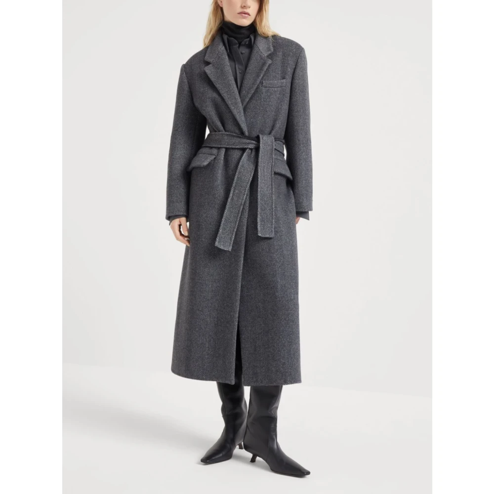 BRUNELLO CUCINELLI Elegante Jassen Collectie Gray Dames