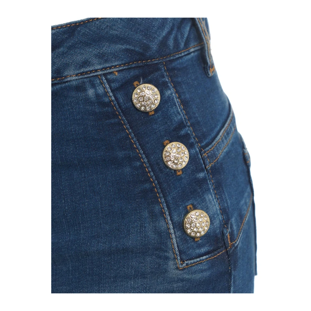 Liu Jo Flared Jeans voor vrouwen Blue Dames