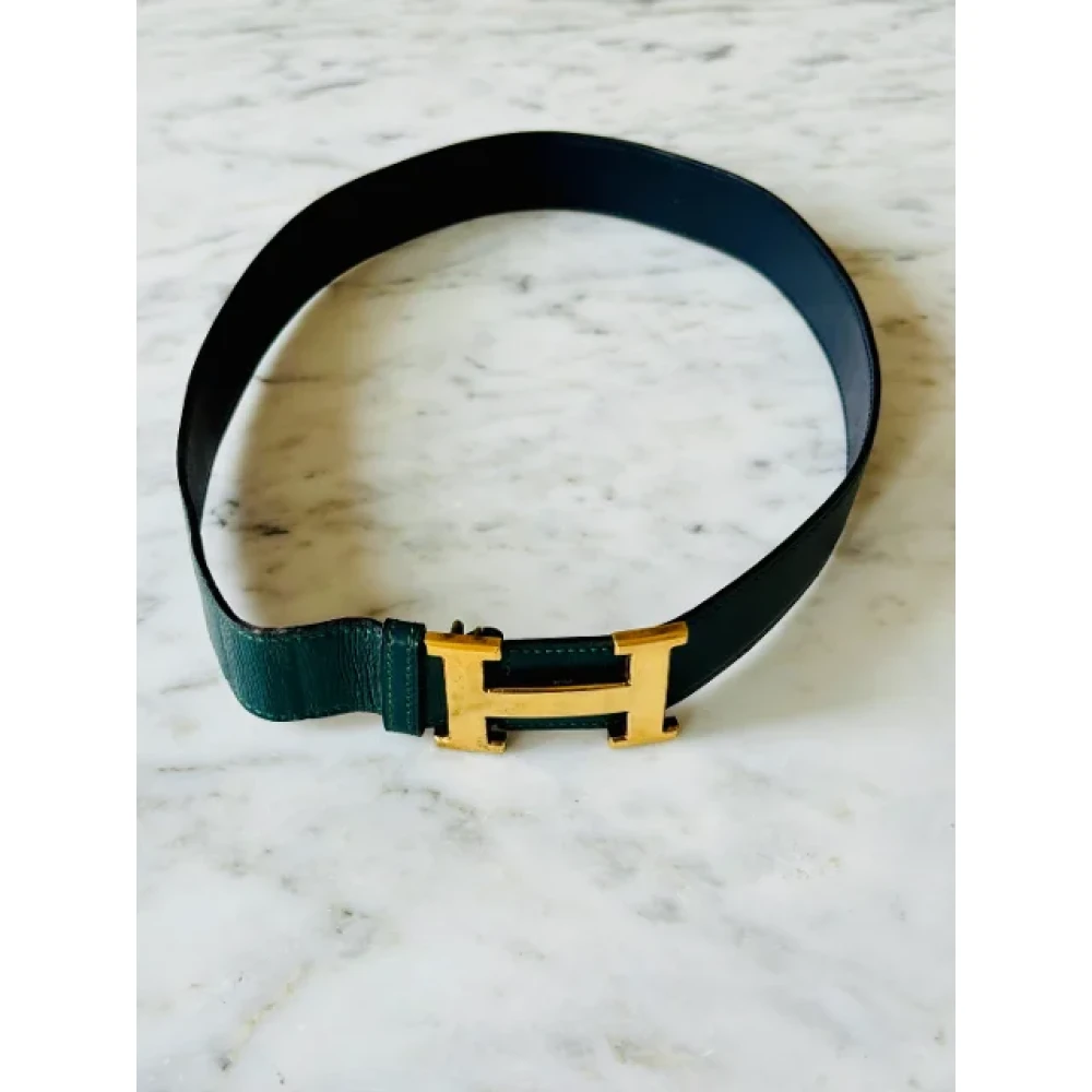 Hermès Vintage Pre-owned Leather belts Green Dames