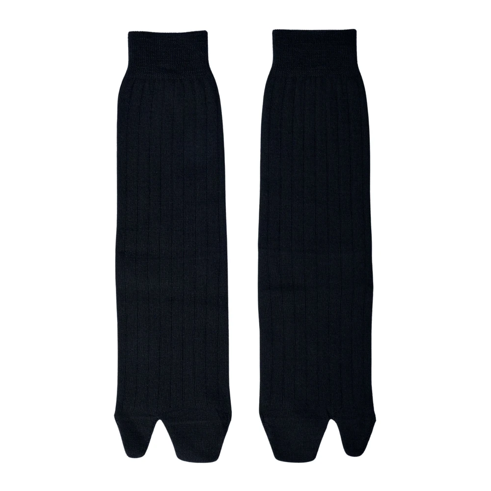 Maison Margiela Women's Black Bootleg Socks