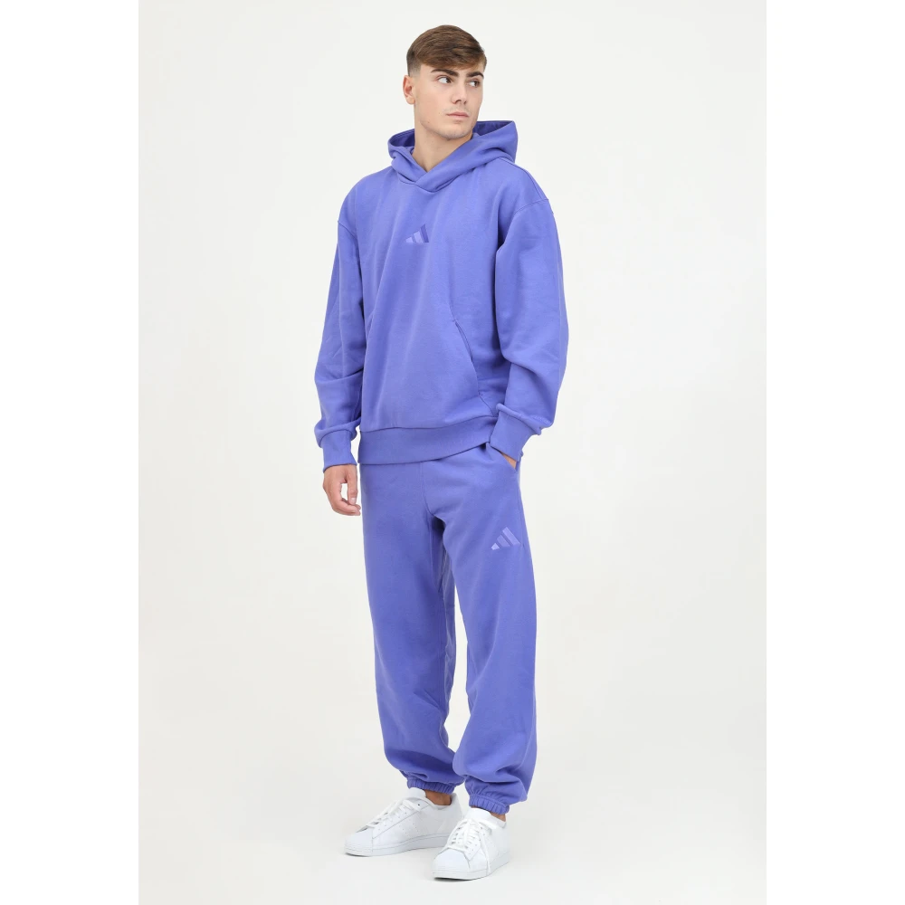 Adidas Performance Sportieve Broek Fleece Loose Purple Heren