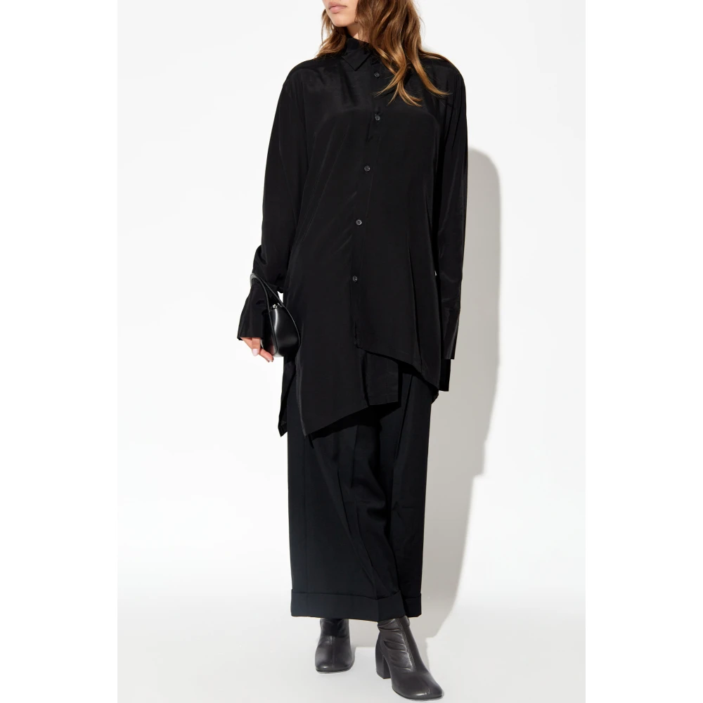 Y-3 Oversized Shirt Black Dames