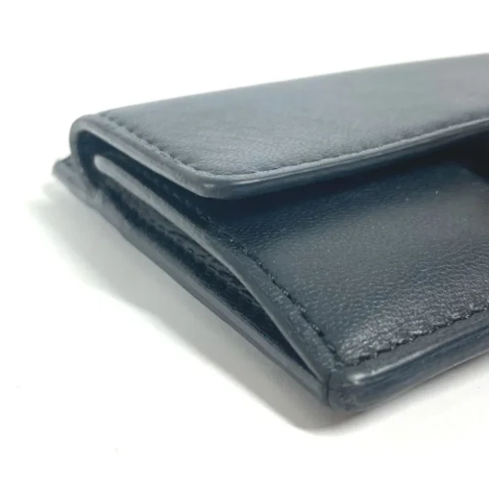 Fendi Vintage Pre-owned Leather home-office Black Dames