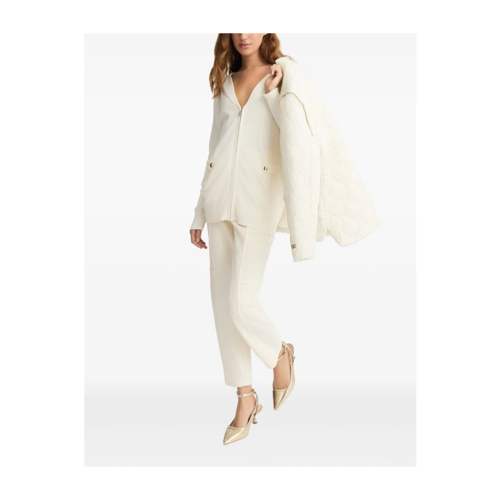 Liu Jo Stijlvolle Sweaters Collectie White Dames