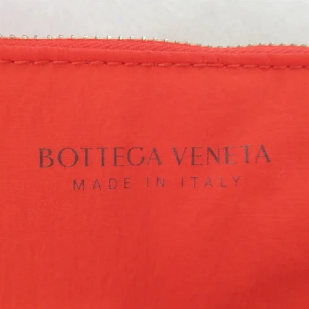 Bottega Veneta Vintage Pre-owned Nylon crossbody-bags Red Dames
