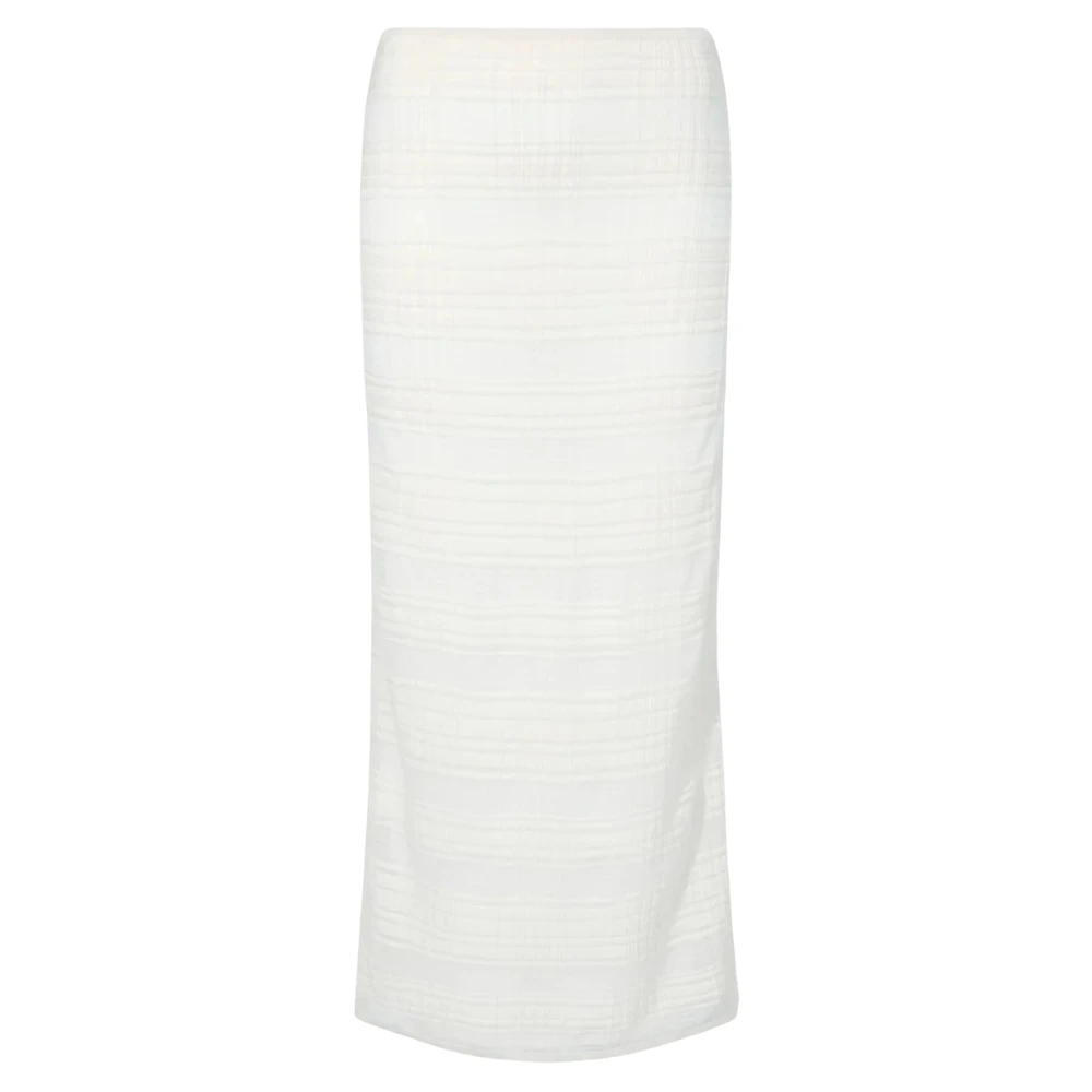 Proenza Schouler Geruite Gebreide Elsa Rok White Dames