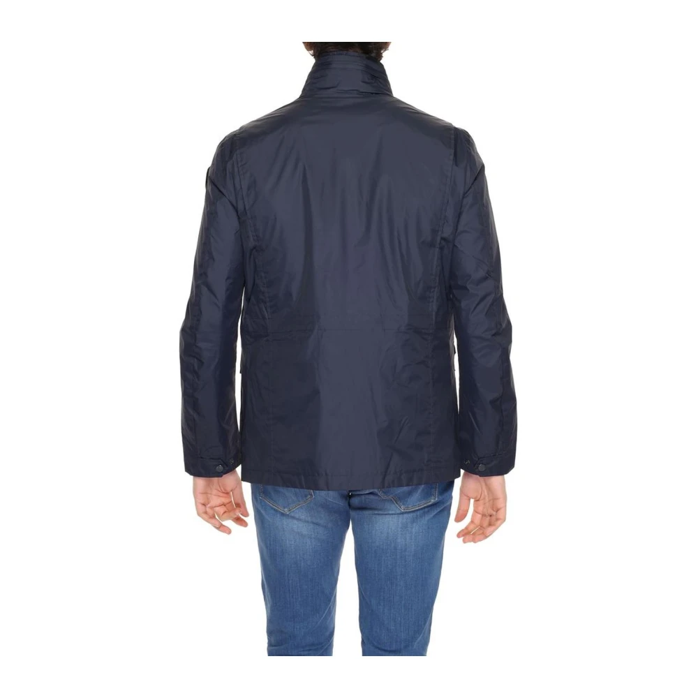 Blauer Lichtgewicht Polyamide Lente Zomer Herenjas Blue Heren