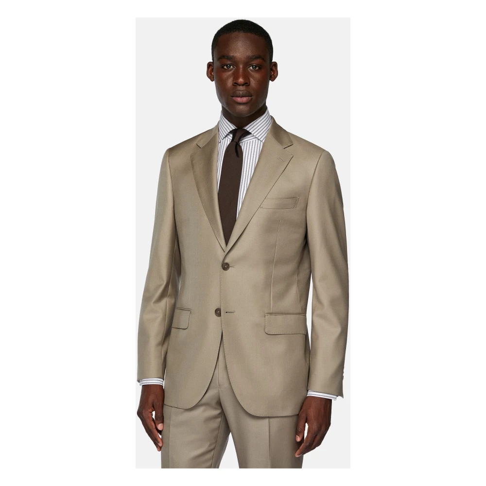 Boggi Milano Pak Zuivere Wol Beige Heren