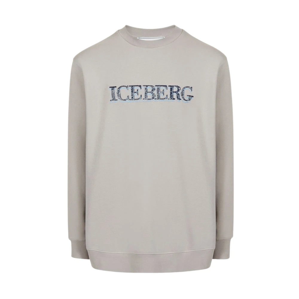 Iceberg Sweatshirt met logo Gray Heren