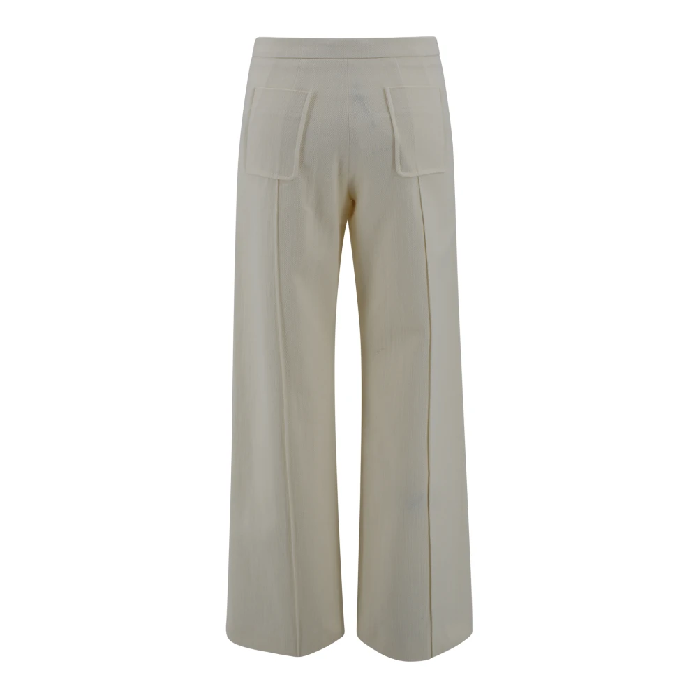 Soeur Ecru Harry Broek met Voor Sluiting Beige Dames