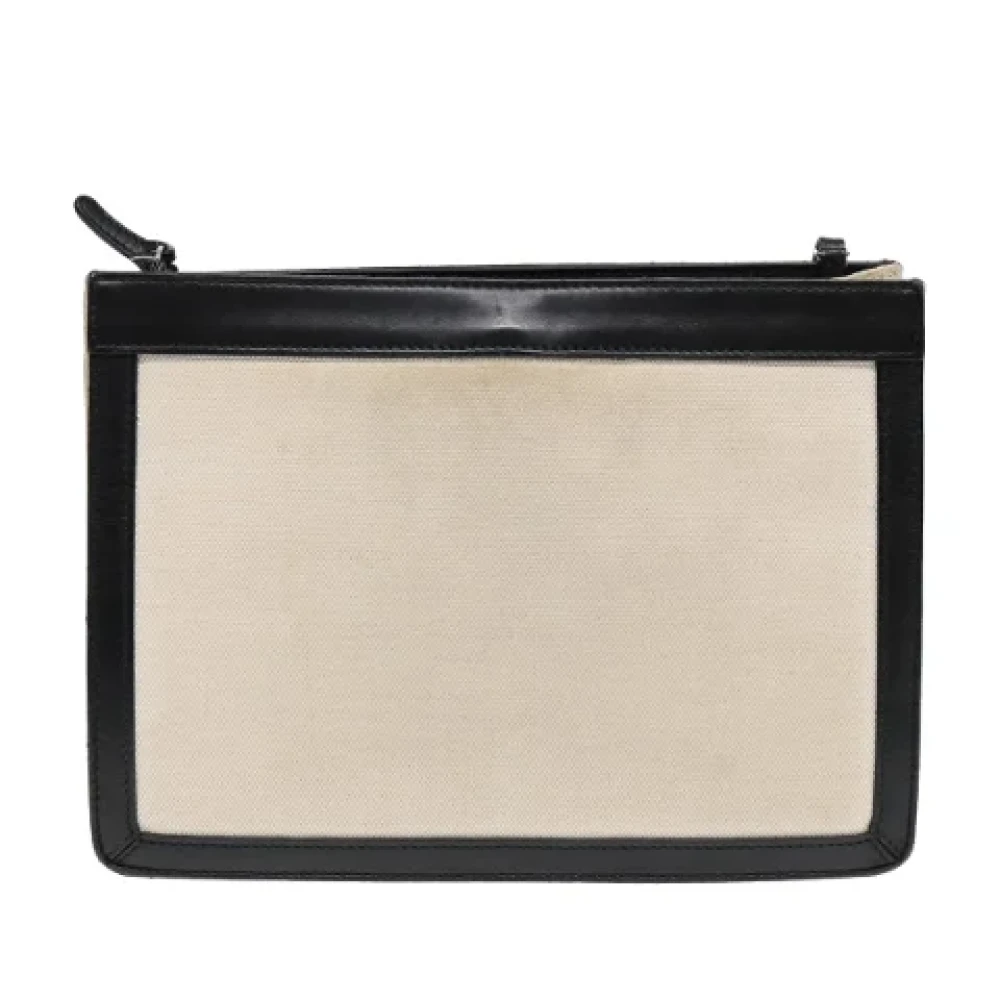 Balenciaga Vintage Pre-owned Canvas balenciaga-bags Beige Dames
