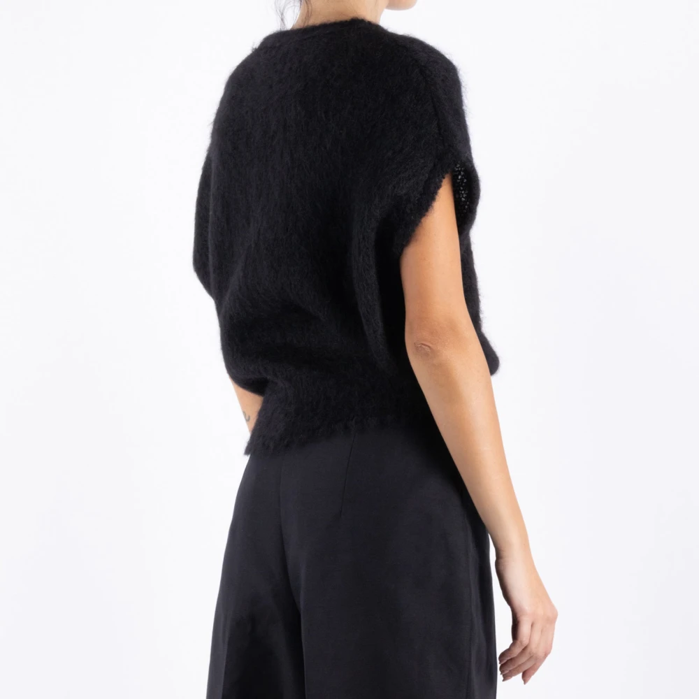 Marni Zwarte Wollen Trui Black Dames