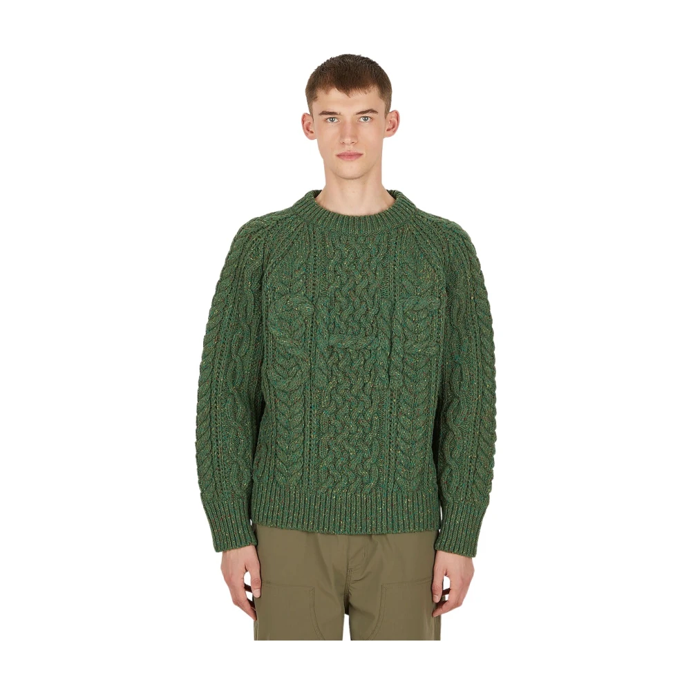 SKY High Farm Knitwear Green, Herr