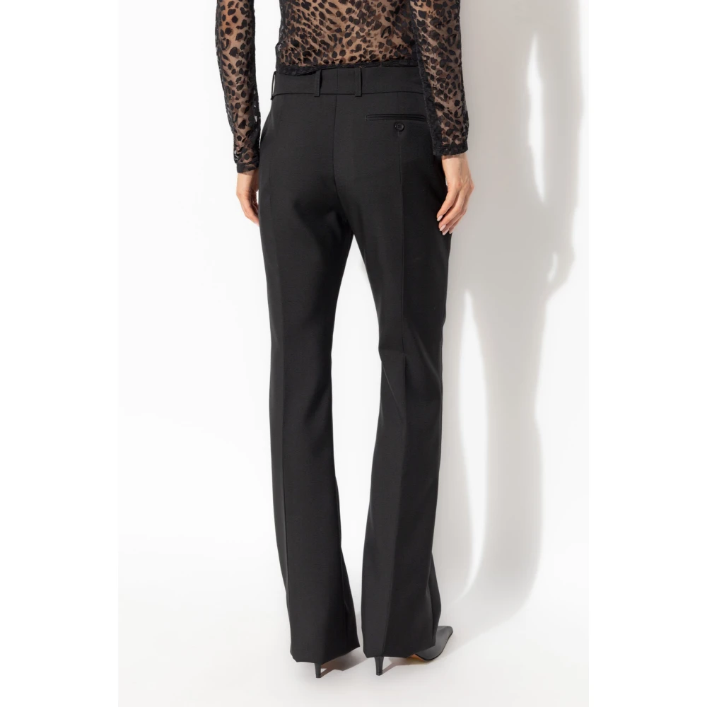 alexander mcqueen Gekreukelde broek Black Dames