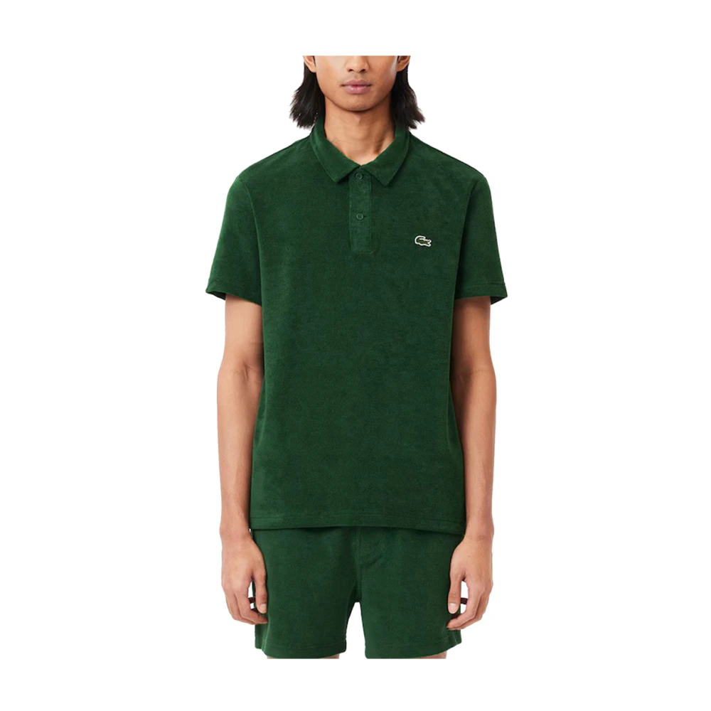 Lacoste Groene Polo Shirt Klassieke Stijl Green Heren