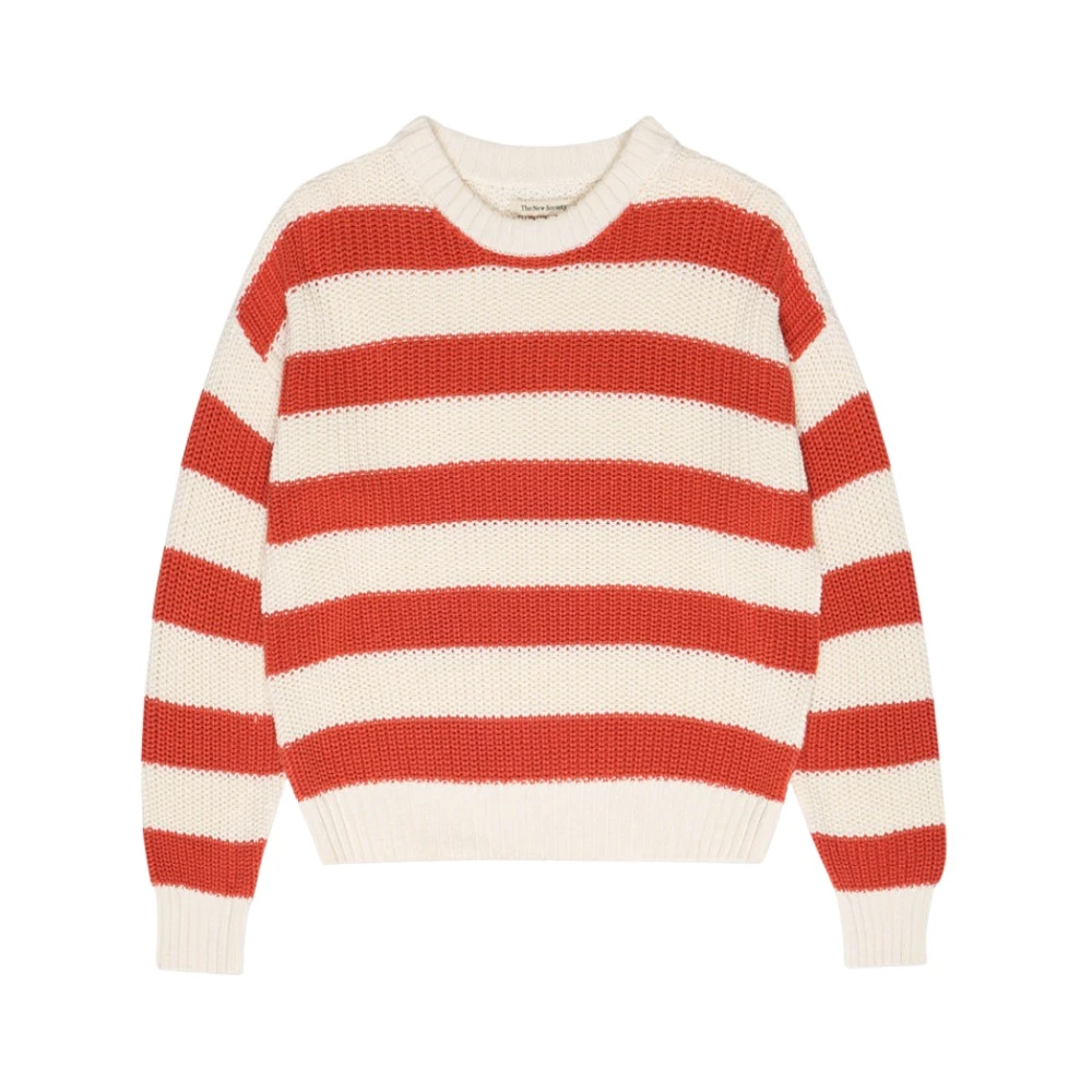 The New Society Leto Woman Jumper Chili Red Dames