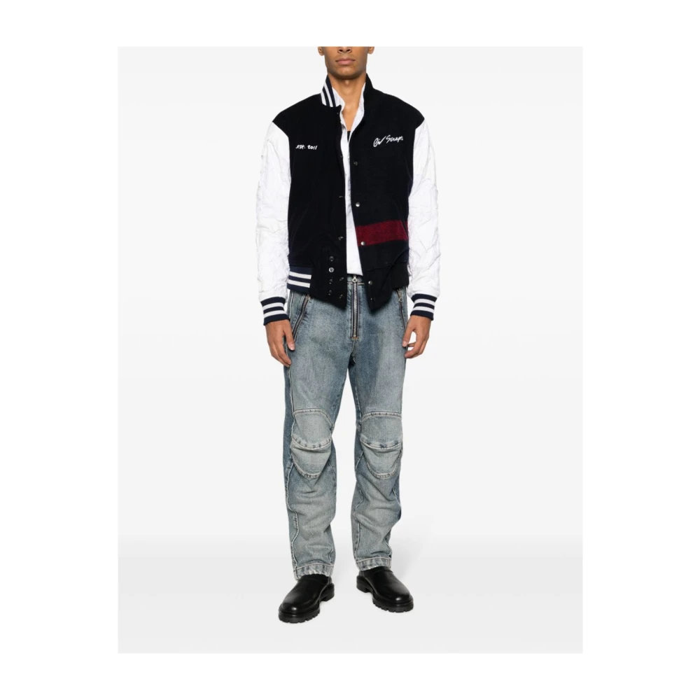 Greg Lauren Blauwe Gezellige Deken voor Thuis Blue Heren
