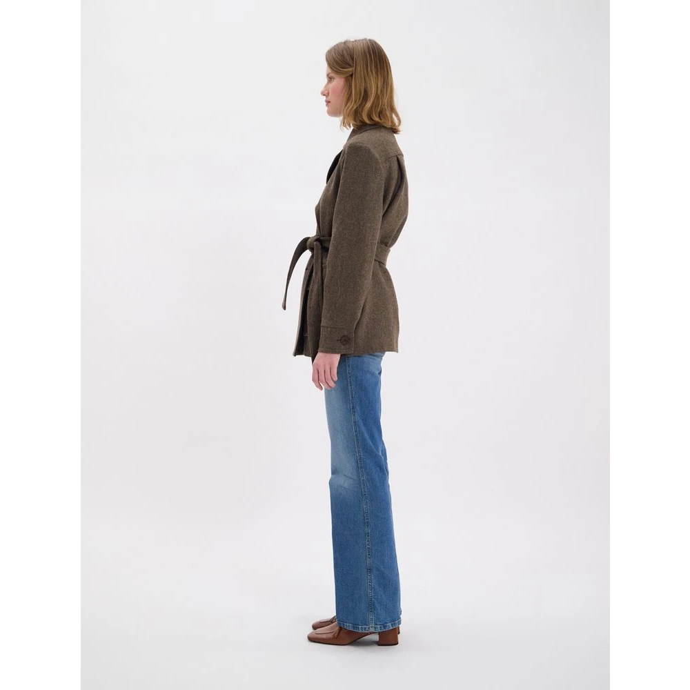 Ines De La Fressange Paris Romaric Coat Brown Dames