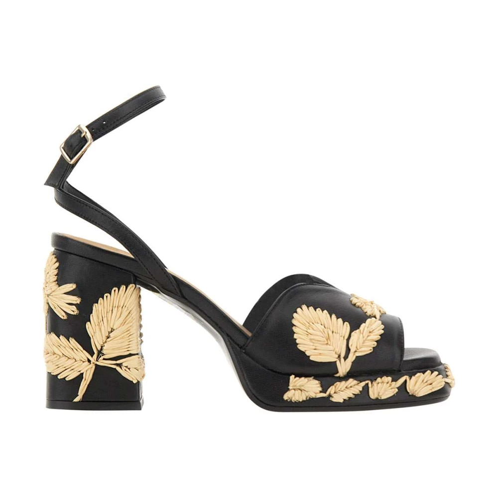 Castañer Women's Black Vasilia Sandal - High Heel Sandals - 5 Uk - Shoes