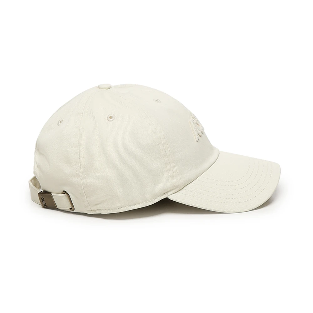 Autry Katoen Gebogen Rand Hoed Licht Beige Heren