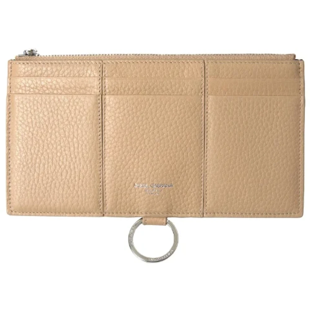 Dolce & Gabbana Pre-owned Canvas wallets Beige Dames