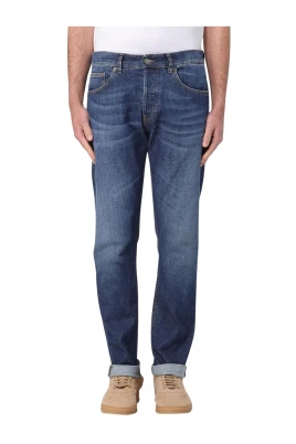 Premium Straight Leg Jeans för Män